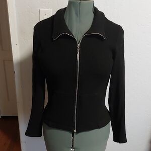 Black Zippered Women's Jacket